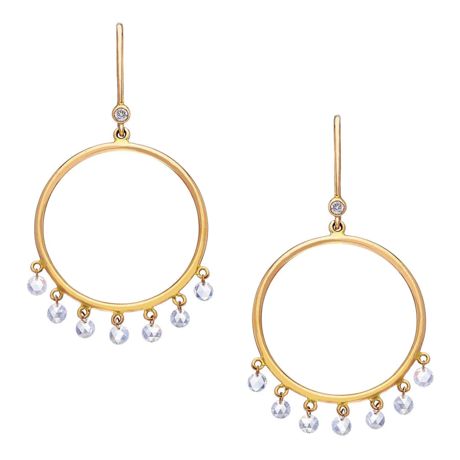Cien Hoops Large - 18K Yellow Gold