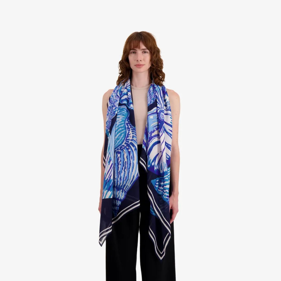 GALAPAGOS BLUE ETOLE scarf