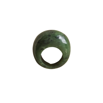 Jade Donut Ring - Size 6