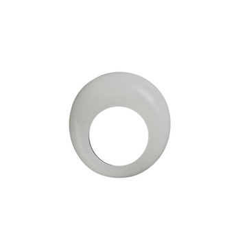 White Jade Donut Ring - Size 6