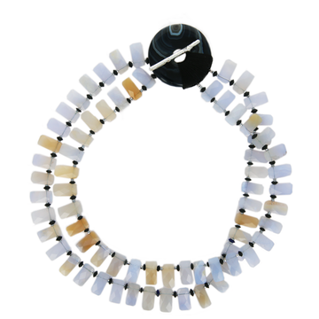 CHALCEDONY TWO - STRAND NECKLACE