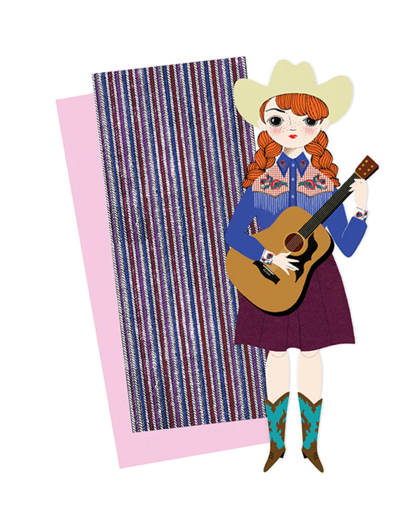 MAILABLE PAPER DOLL- AUDREY