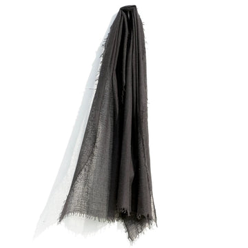 WHISPER Cashmere FEATHER WEIGHT Scarf-Black