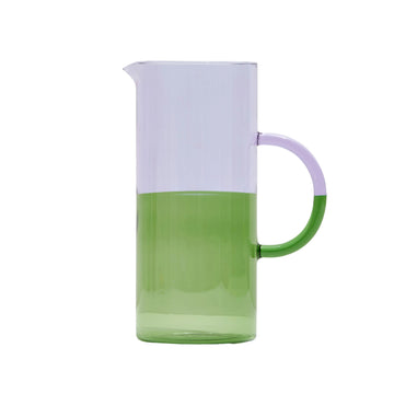 Two Tone Pitcher - Lilac & Green