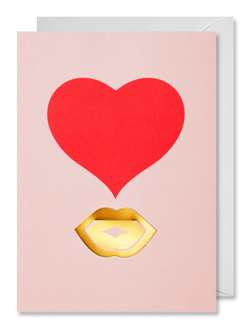 Kiss Card with Metal Clip