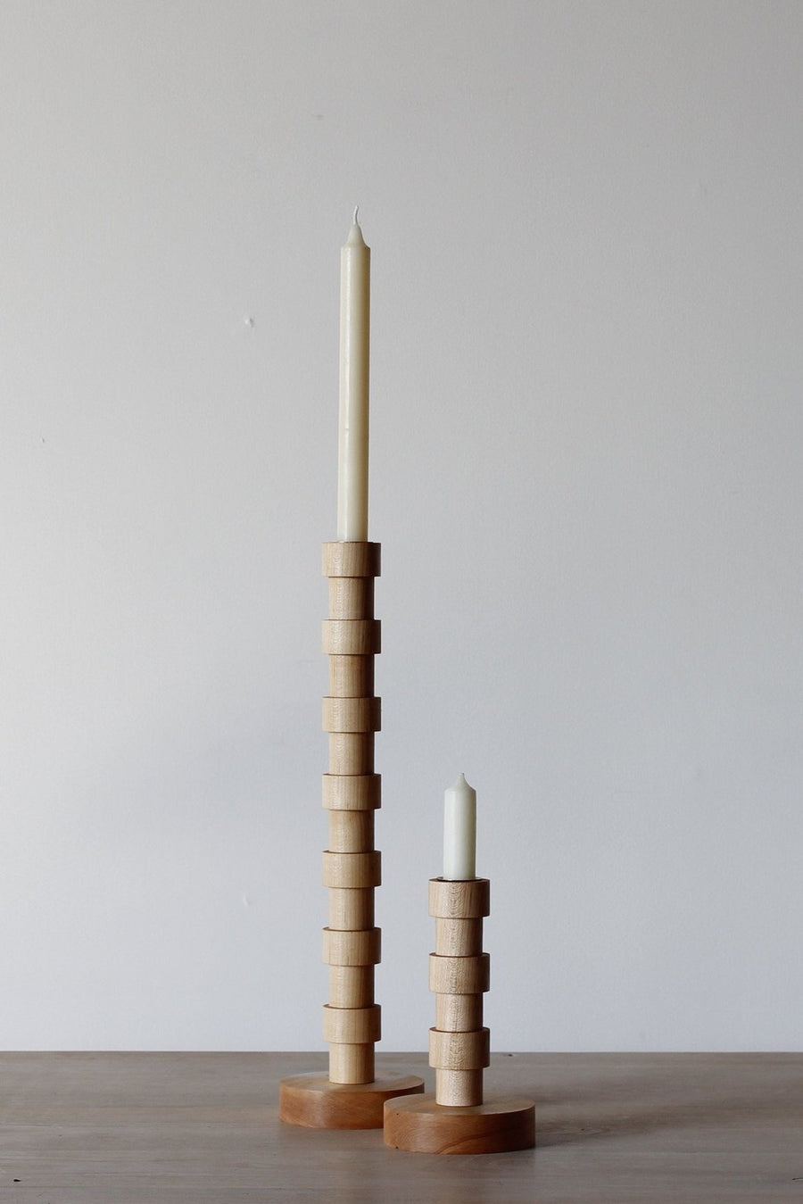 Small Franc Candle Holder- Maple