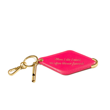 When I die I want an open blouse funeral keychain with Whistle