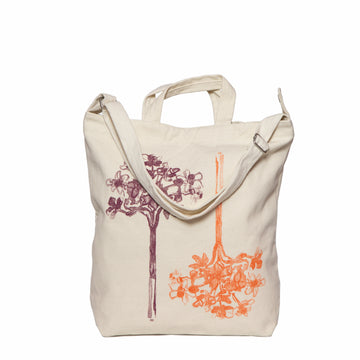 flower craft tote duck bag