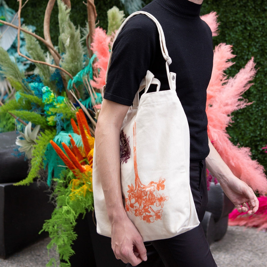 flower craft tote duck bag