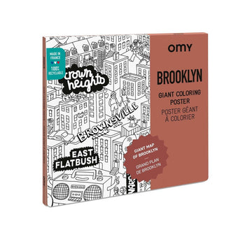 Brooklyn Giant Coloring Poster