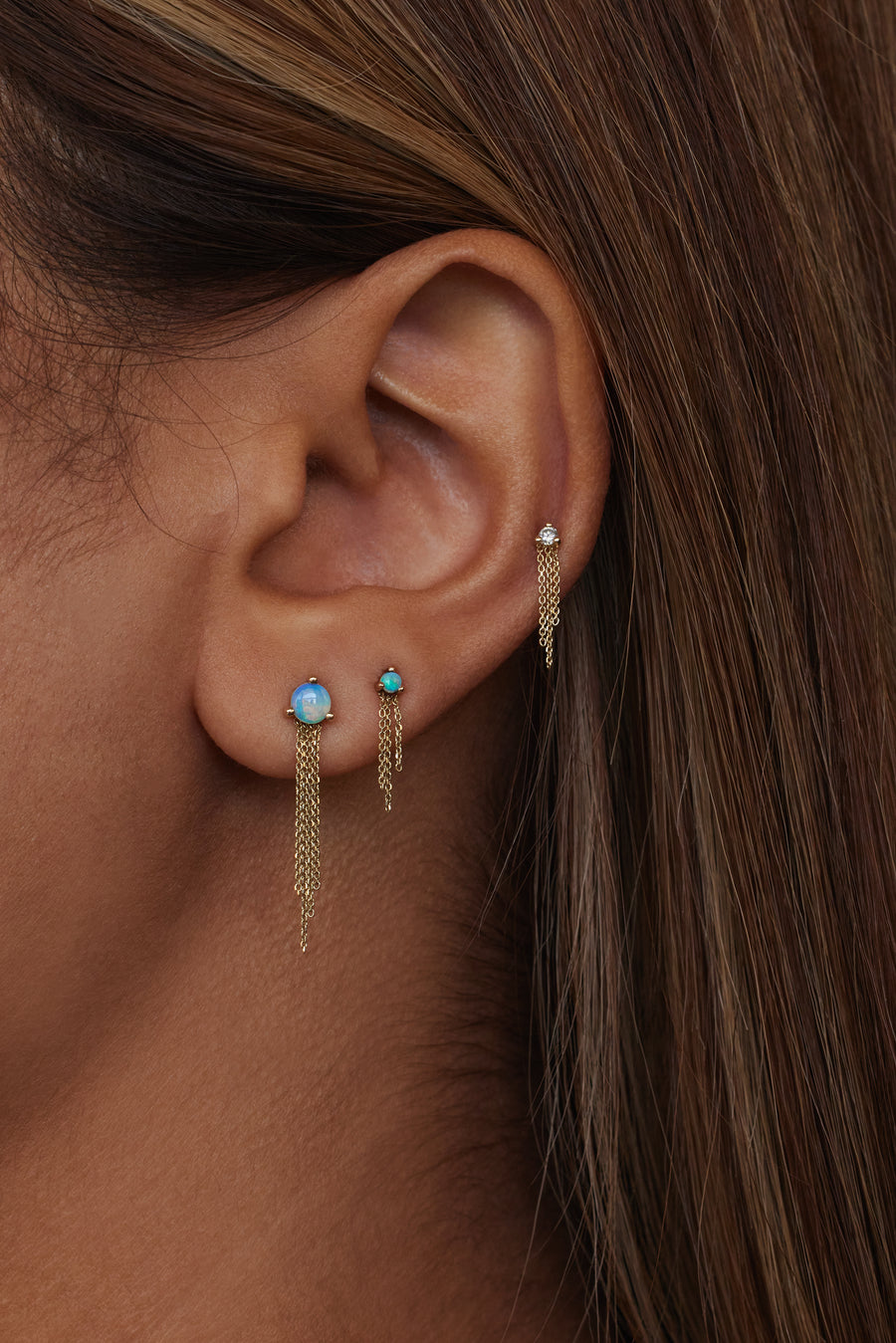 14k gold Haze Earrings