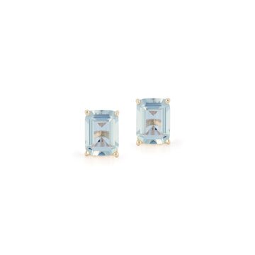 Blue Topaz Studs