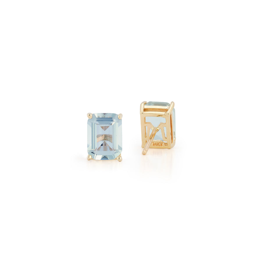 Blue Topaz Studs