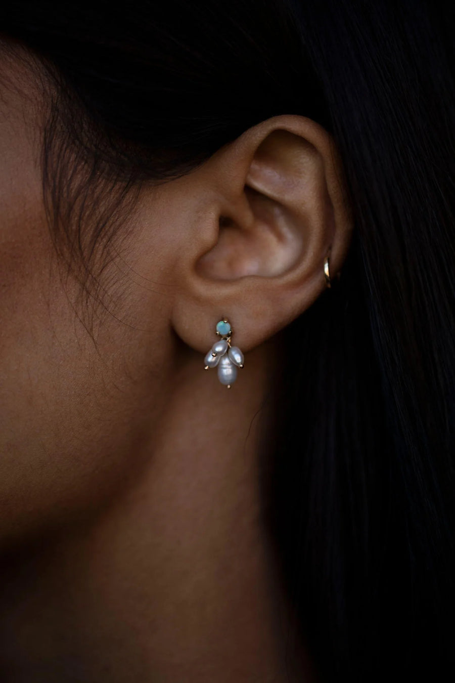 Opal & Pearl Cloudburst Earrings