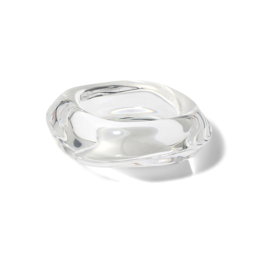 Liquid Lucite Wavy Bangle Bracelet - S/M