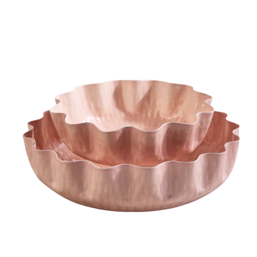 Nera light rose bowls- set of 2