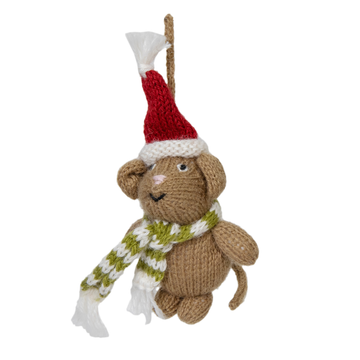 Mouse Ornament - Brown