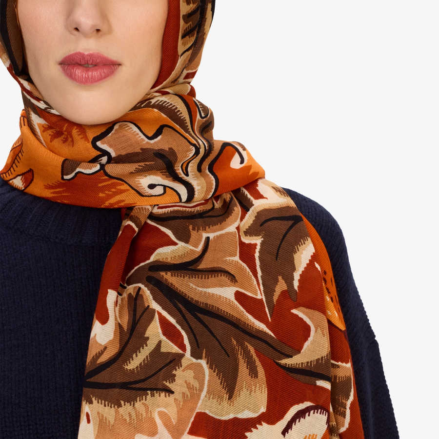 Scarf 100 - LEONARD ORANGE