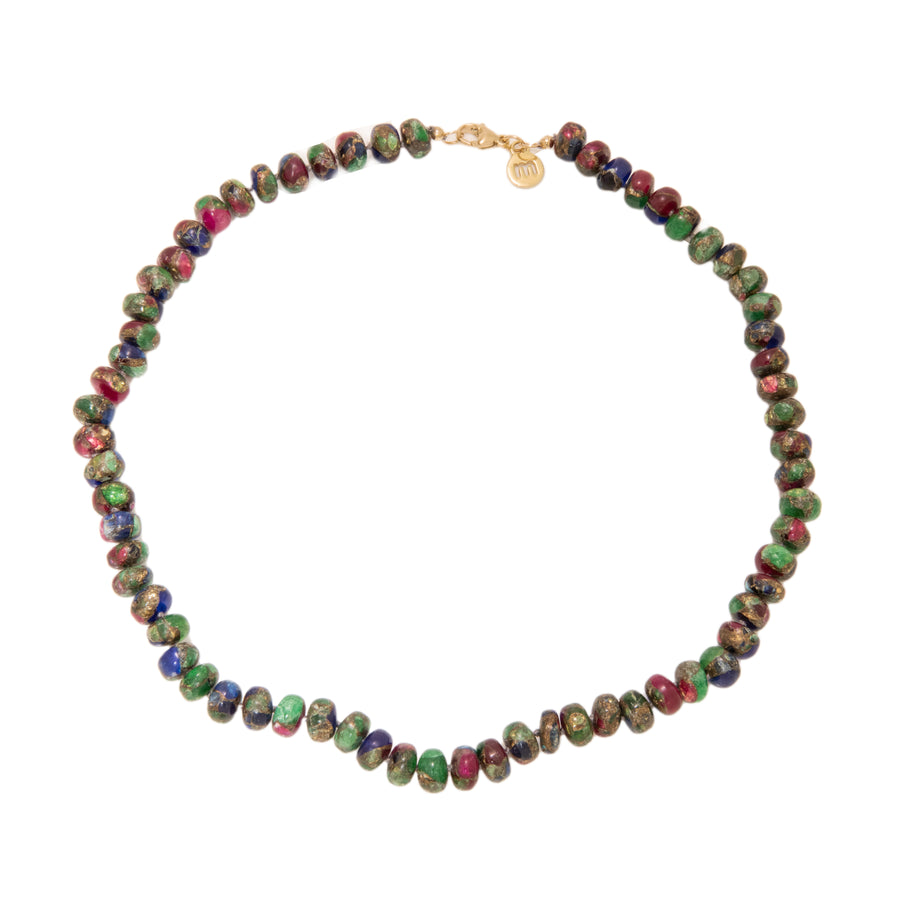 Multi-color Mojave Copper Turquoise Necklace