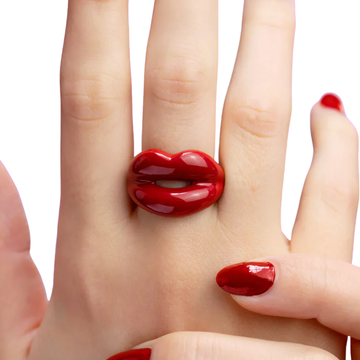 Hotlips Classic Red Ring- size 8