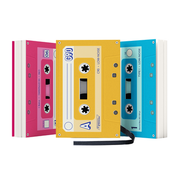 Cassette Tape Notebooks- Set of 3