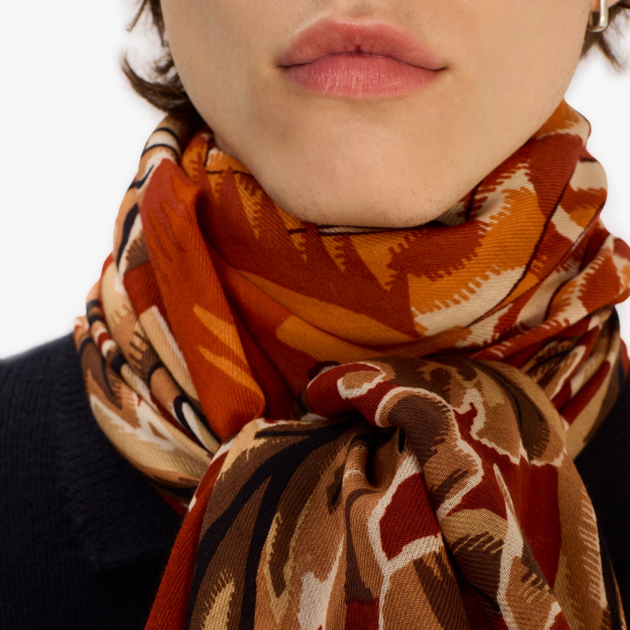 Scarf 100 - LEONARD ORANGE