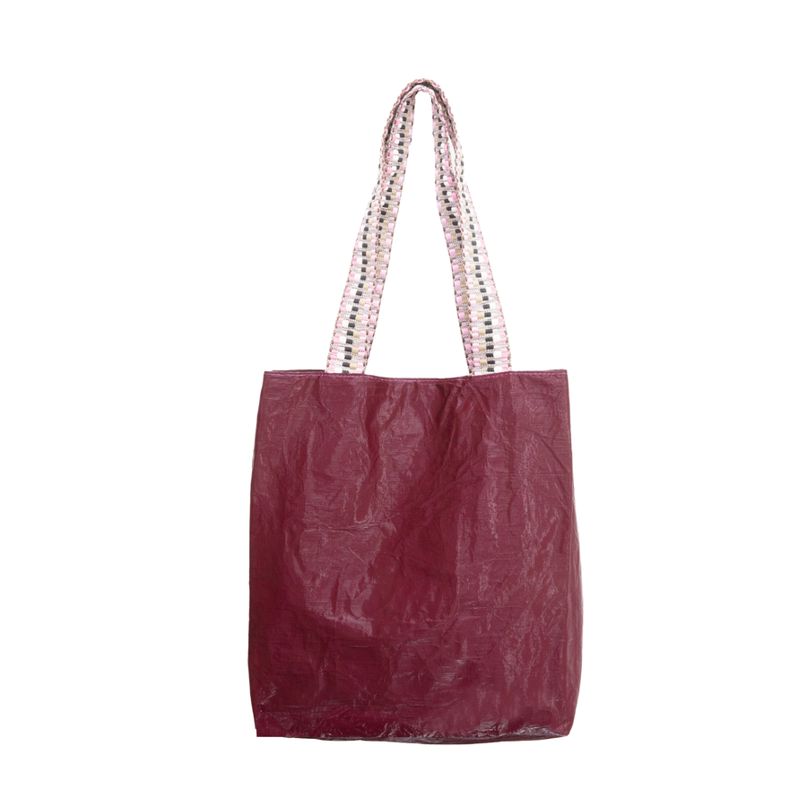 Tyvek Tote Bag- Aubergine