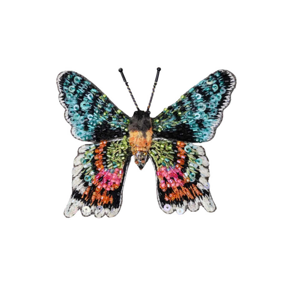 Madagascar Sunset Moth Brooch Pin
