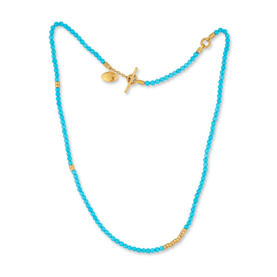 Armenian Turquoise and 24k Gold Sarah Necklace