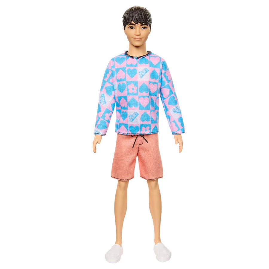 Barbie Fashionistas Ken Doll #219 Pink & Blue Shirt