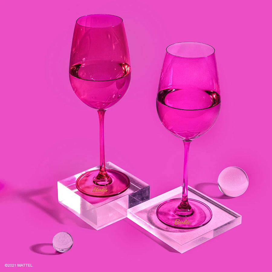 Barbie™ X Dragon Glassware® Wine Glasses - Set of 2