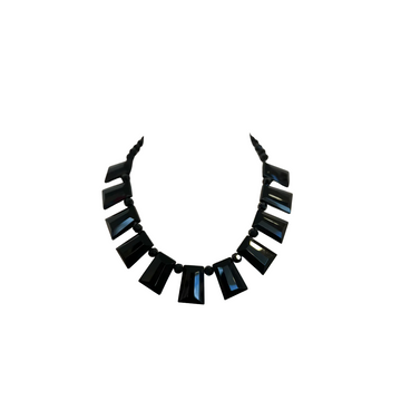 Vintage Rectangle Crystal Necklace