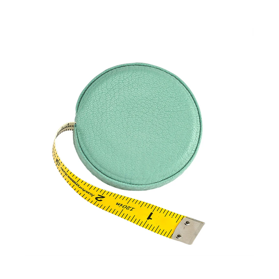 Large Tape Measure - Robin's Egg Leather