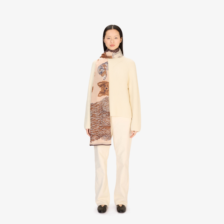 Scarf 100 - TOUTOU NUDE