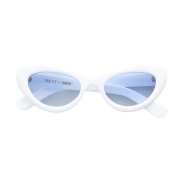 CUBITTS x MAD WHITE CATEYE SUNGLASSES