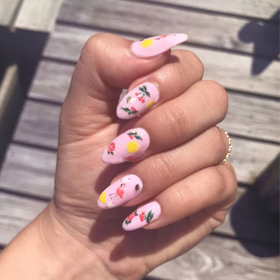 Nail Art Stickers: Pink Pony