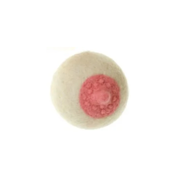 FELTED BOOBS ORNAMENTS TONE 5 - LARGE