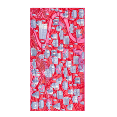 Scarf 100 Rome Red