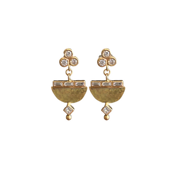 Half-Moon Triple Earring