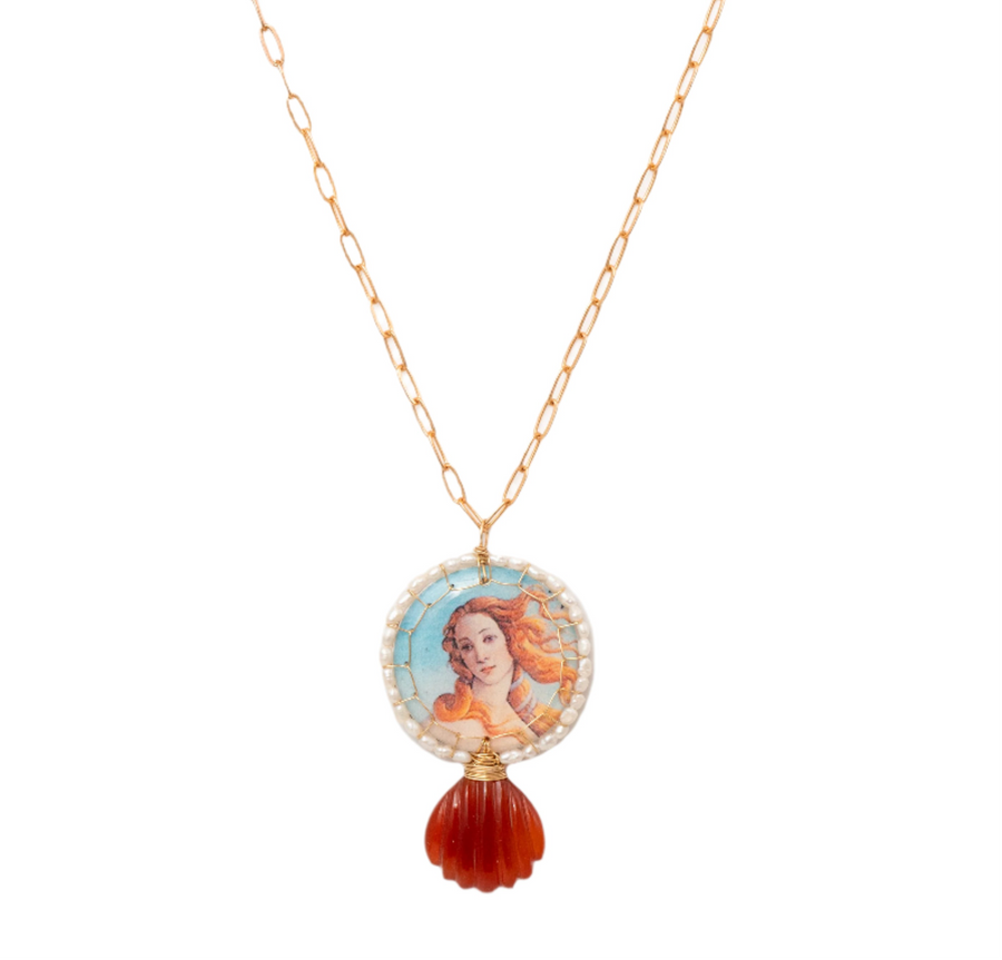 VENUS STITCHED BLOOM NECKLACE