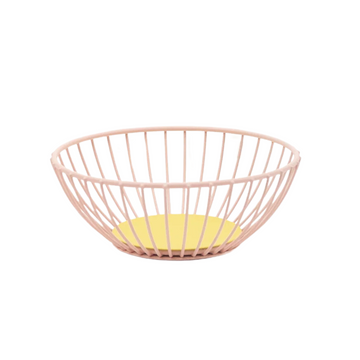 Iris Wire Basket- Pink & Yellow