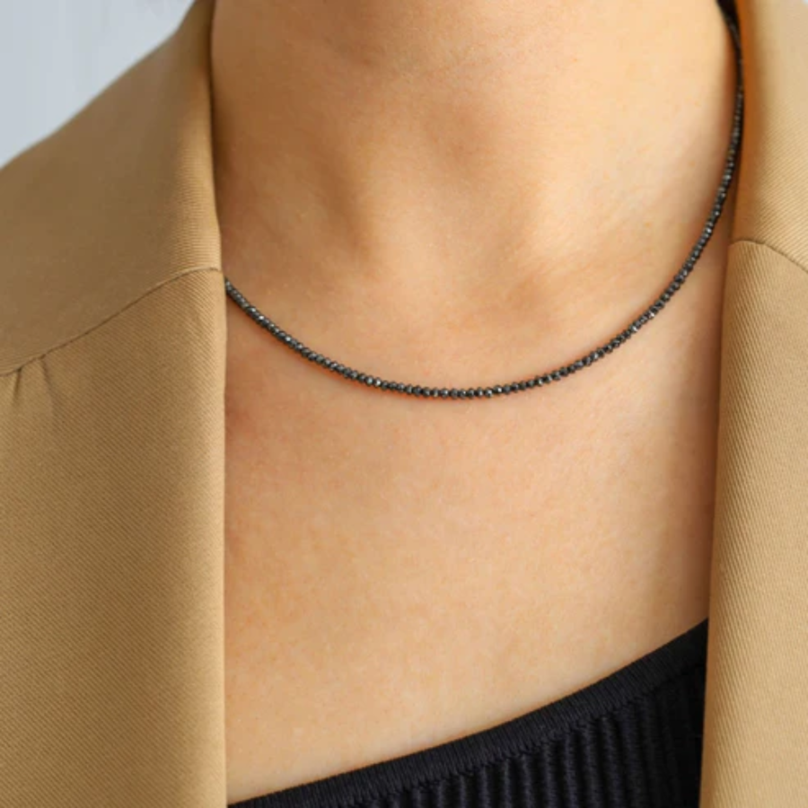 Noir Med Black Diamond Necklace