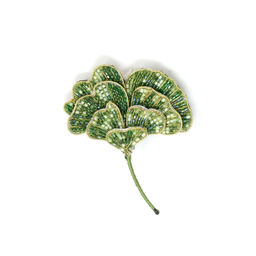Ginkgo Leaf Brooch Pin