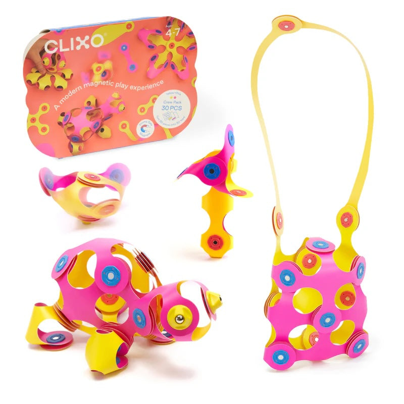 Clixo Crew Pack - Pink and Yellow