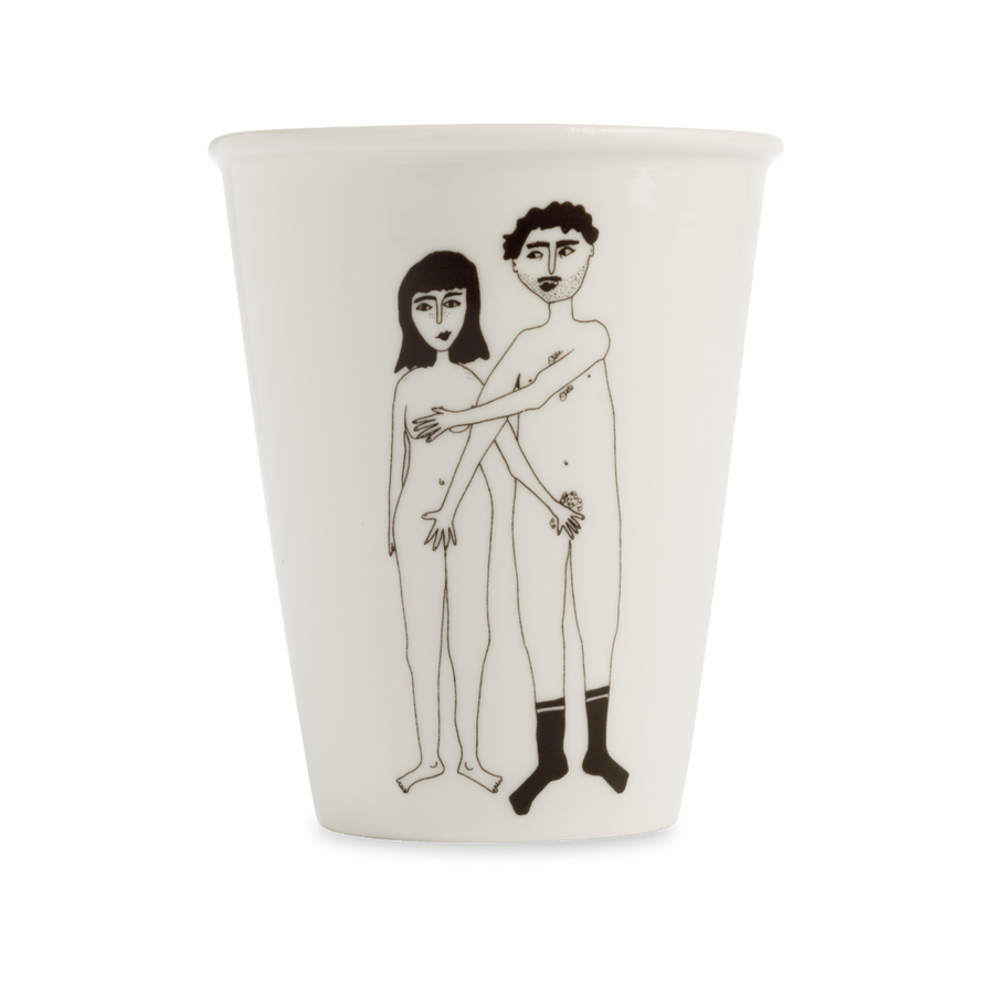 Cup- naked couple