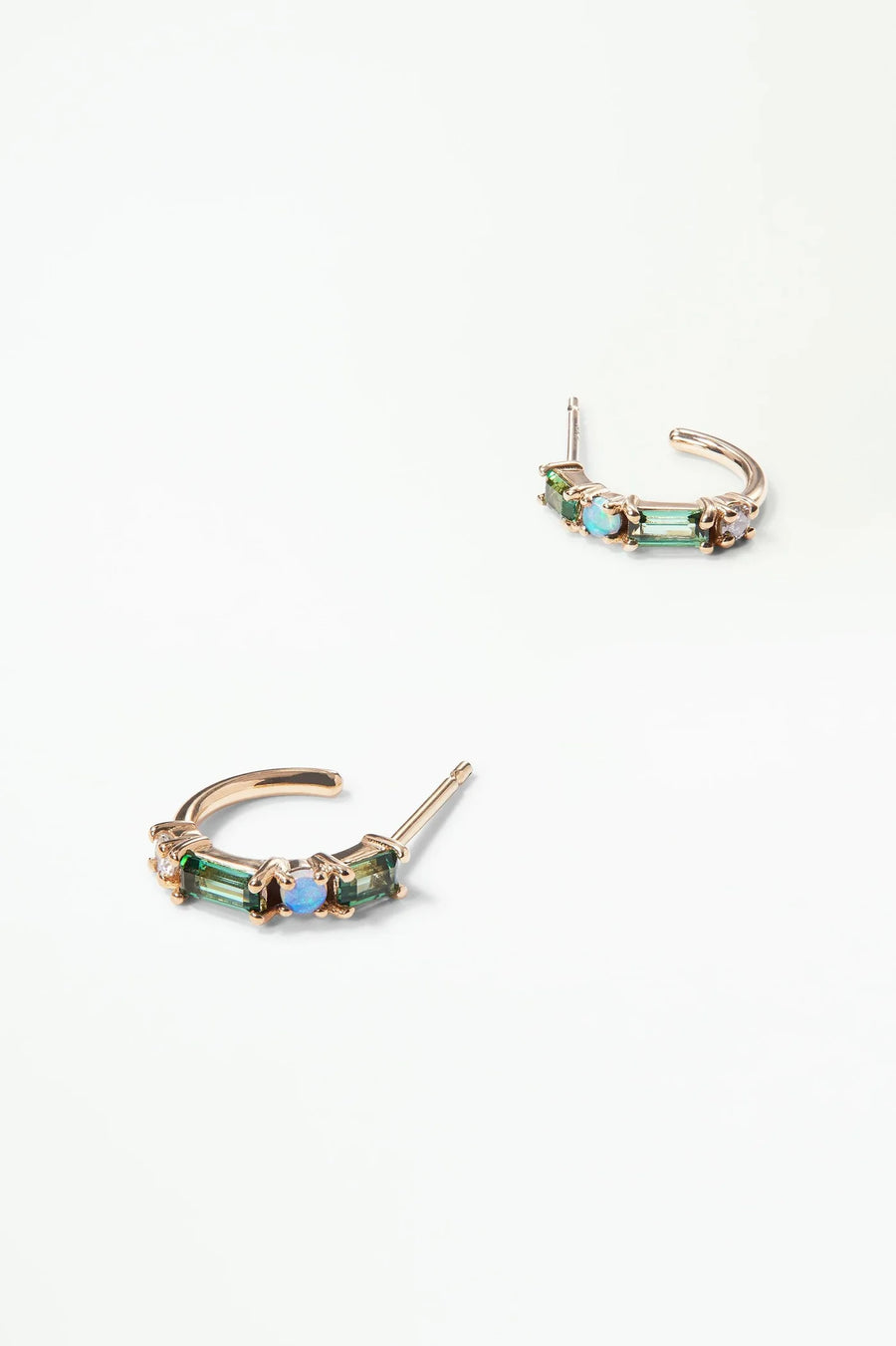 Pillar Hoop Earrings