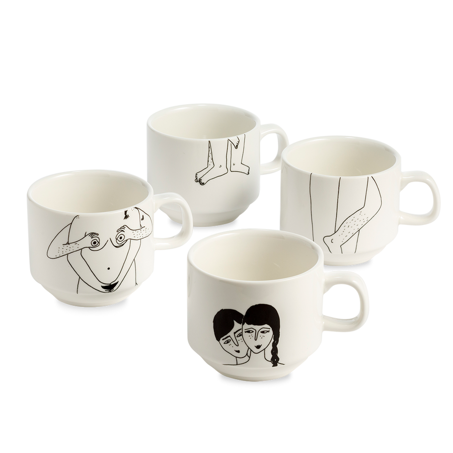 Stackable mugs