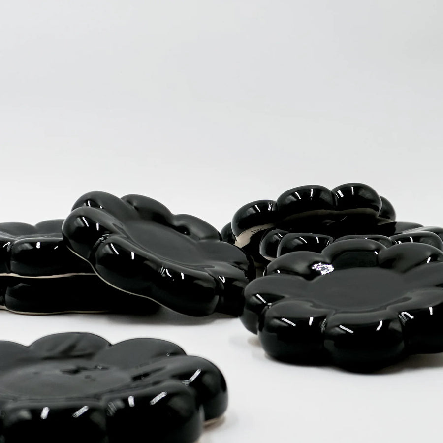 Ceramic Flower - Black