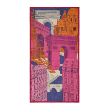 Scarf 100 - Paris - Fuchsia