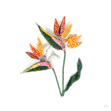 Bird of Paradise Flower Brooch Pin